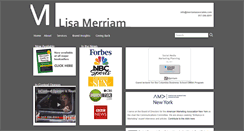 Desktop Screenshot of lisamerriam.com