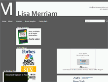 Tablet Screenshot of lisamerriam.com
